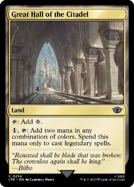 【ENG】【Foil】《城塞の大広間/Great Hall of the Citadel》[LTR]