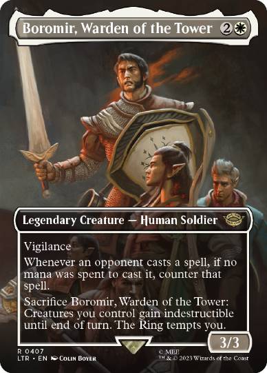 【ENG】■ボーダーレス■《塔の長官、ボロミア/Boromir, Warden of the Tower》[LTR]