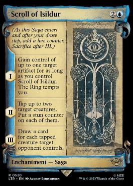 【ENG】【Foil】■ショーケース■《イシルドゥアの自筆の記録/Scroll of Isildur》[LTR]