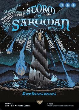 【ENG】【Foil】■ボーダーレス■《サルマンの嵐/Storm of Saruman》(733)[LTR]