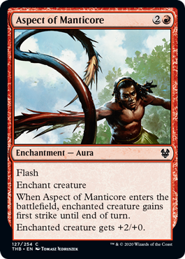 【ENG】【Foil】《マンティコアの様相/Aspect of Manticore》[THB]
