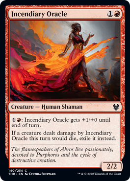 【ENG】【Foil】《焼夷神託者/Incendiary Oracle》[THB]