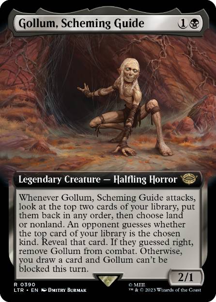【ENG】■拡張アート■《策謀する案内人、ゴラム/Gollum, Scheming Guide》[LTR]