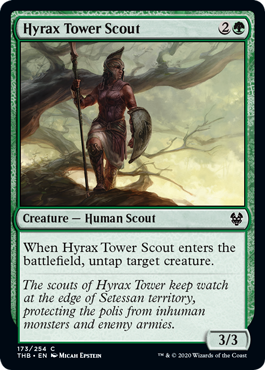 【ENG】【Foil】《ハイラックス塔の斥候/Hyrax Tower Scout》[THB]