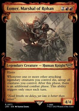 【ENG】■ショーケース■《ローハンの軍団長、エオメル/Eomer, Marshal of Rohan》[LTR]