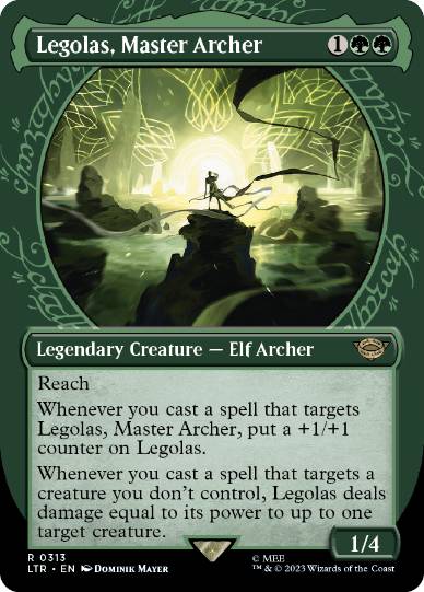 【ENG】【Foil】■ショーケース■《弓の名人、レゴラス/Legolas, Master Archer》(313)[LTR]