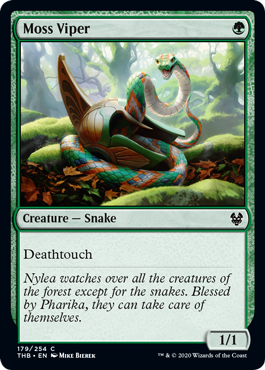 【ENG】【Foil】《苔のバイパー/Moss Viper》[THB]