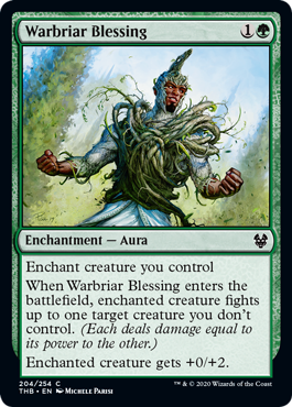 【ENG】【Foil】《戦茨の恩恵/Warbriar Blessing》[THB]