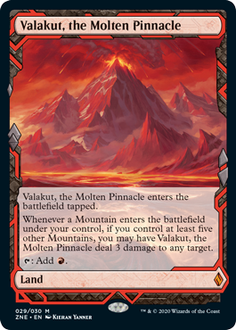 【ENG】【Foil】《溶鉄の尖峰、ヴァラクート/Valakut, the Molten Pinnacle》[ZNE]
