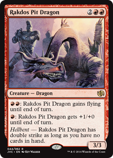 【ENG】■DD3■《ラクドスの地獄ドラゴン/Rakdos Pit Dragon》[DD2]