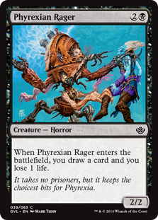 【ENG】■DD3■《ファイレクシアの憤怒鬼/Phyrexian Rager》[DDD]