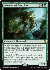 【ENG】【Foil】《ゼンディカーの報復者/Avenger of Zendikar》[DDP]