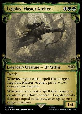 【ENG】【Foil】■ショーケース■《弓の名人、レゴラス/Legolas, Master Archer》(624)[LTR]
