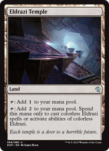 【ENG】《エルドラージの寺院/Eldrazi Temple》[DDP]
