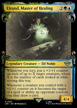 【ENG】【Foil】■ショーケース■《医術の大家、エルロンド/Elrond, Master of Healing》(651)[LTR]