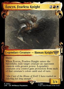 【ENG】【Foil】■ショーケース■《恐れを知らぬ騎士、エオウィン/Eowyn, Fearless Knight》[LTR]