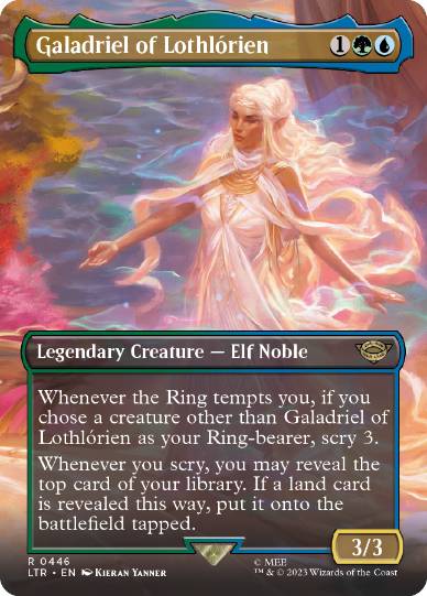 【ENG】【Foil】■ボーダーレス■《ロスロリアンのガラドリエル/Galadriel of Lothlorien》[LTR]