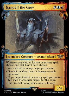 【ENG】【Foil】■ショーケース■《灰色のガンダルフ/Gandalf the Grey》(658)[LTR]