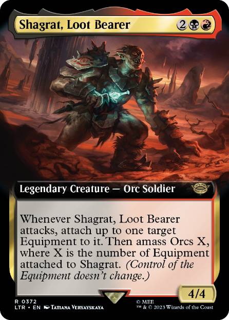 【ENG】■拡張アート■《戦利品運び、シャグラト/Shagrat, Loot Bearer》[LTR]