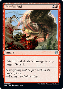 【ENG】【Foil】《運命的結末/Fateful End》[THB]