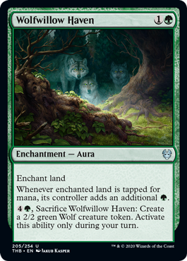 【ENG】【Foil】《狼柳の安息所/Wolfwillow Haven》[THB]