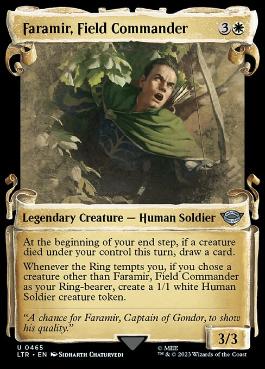 【ENG】【Foil】■ショーケース■《野戦指揮官、ファラミア/Faramir, Field Commander》(465)[LTR]