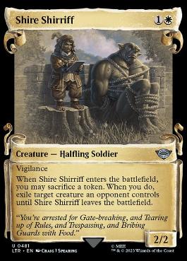 【ENG】【Foil】■ショーケース■《ホビット庄の庄察/Shire Shirriff》[LTR]