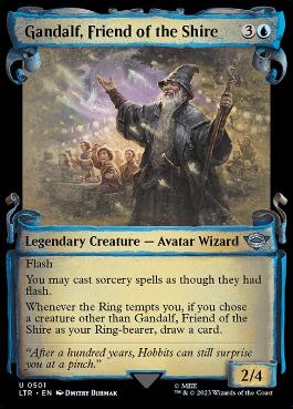 【ENG】【Foil】■ショーケース■《ホビット庄の友、ガンダルフ/Gandalf, Friend of the Shire》(501)[LTR]