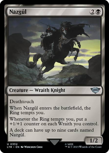 【ENG】【Foil】《ナズグル/Nazgul》(332)[LTR]