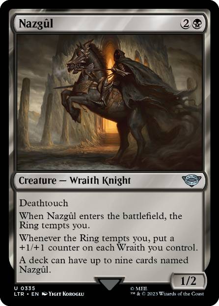 【ENG】【Foil】《ナズグル/Nazgul》(335)[LTR]