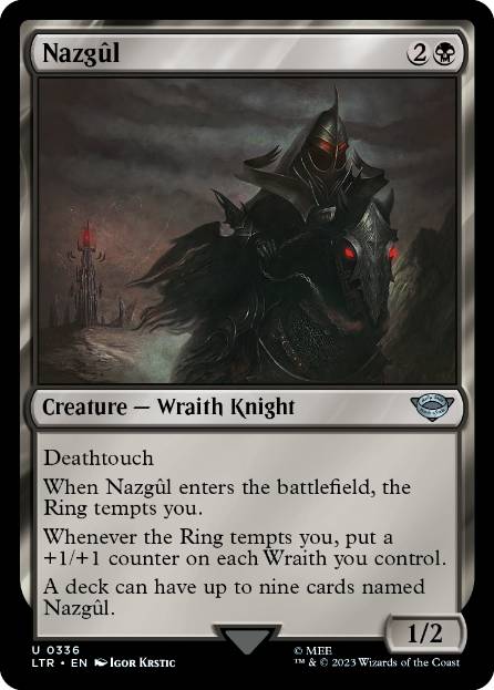 【ENG】【Foil】《ナズグル/Nazgul》(336)[LTR]