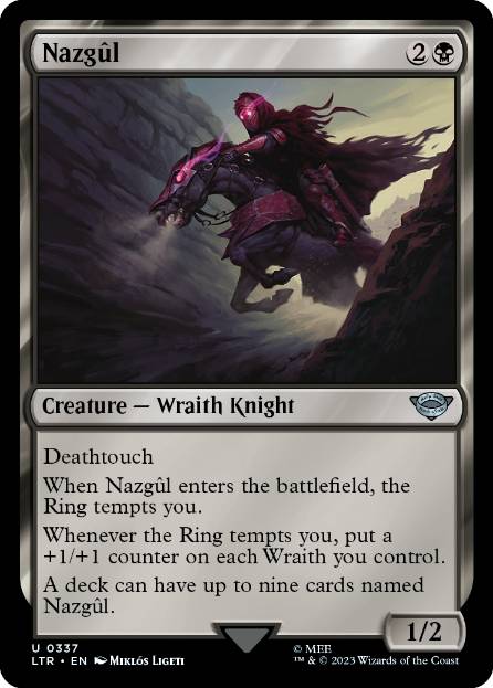 【ENG】【Foil】《ナズグル/Nazgul》(337)[LTR]