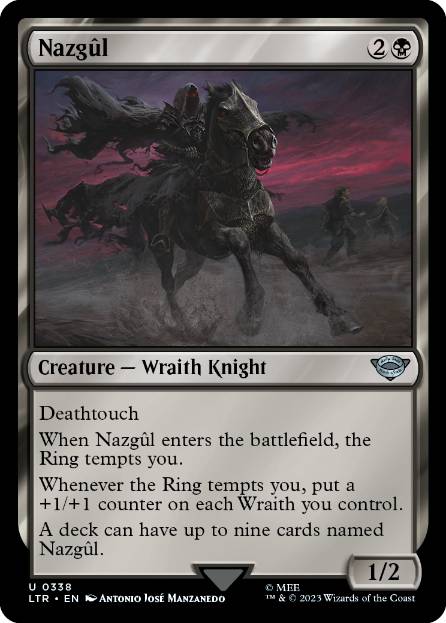 【ENG】【Foil】《ナズグル/Nazgul》(338)[LTR]