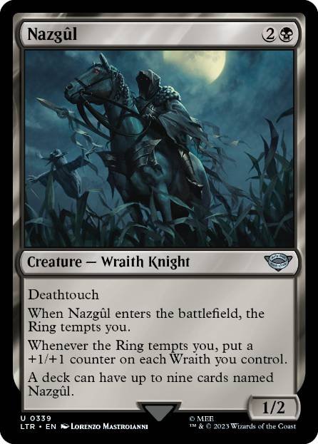 【ENG】【Foil】《ナズグル/Nazgul》(339)[LTR]