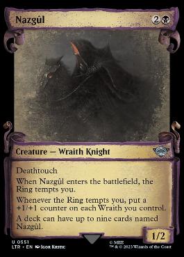 【ENG】【Foil】■ショーケース■《ナズグル/Nazgul》(551)[LTR]