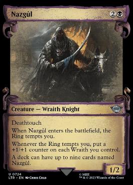 【ENG】【Foil】■ショーケース■《ナズグル/Nazgul》(724)[LTR]