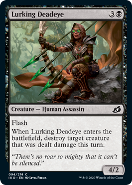 【ENG】【Foil】《隠れ潜む名射手/Lurking Deadeye》[IKO]
