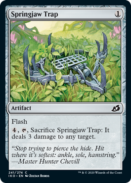 【ENG】【Foil】《トラバサミ/Springjaw Trap》[IKO]