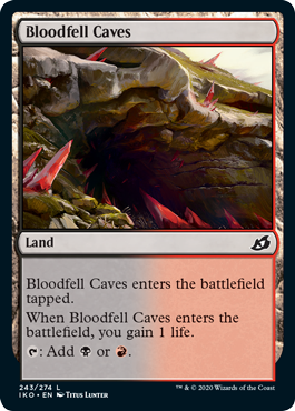 【ENG】【Foil】《血溜まりの洞窟/Bloodfell Caves》[IKO]