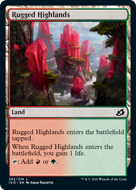 【ENG】【Foil】《岩だらけの高地/Rugged Highlands》[IKO]