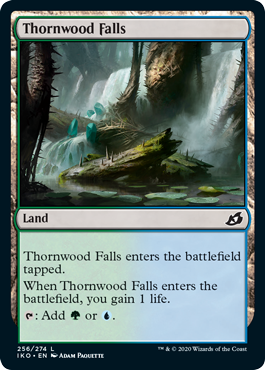 【ENG】【Foil】《茨森の滝/Thornwood Falls》[IKO]