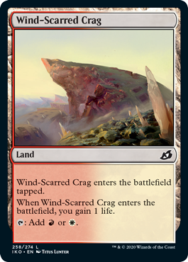 【ENG】【Foil】《風に削られた岩山/Wind-Scarred Crag》[IKO]