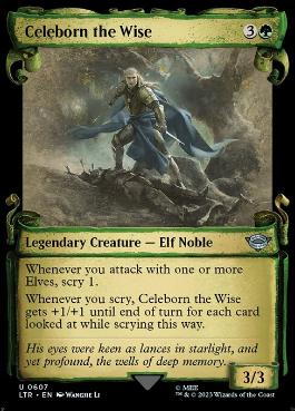 【ENG】【Foil】■ショーケース■《賢者ケレボルン/Celeborn the Wise》[LTR]