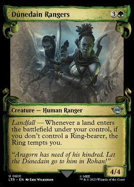 【ENG】【Foil】■ショーケース■《ドゥネダインのレンジャー/Dunedain Rangers》[LTR]