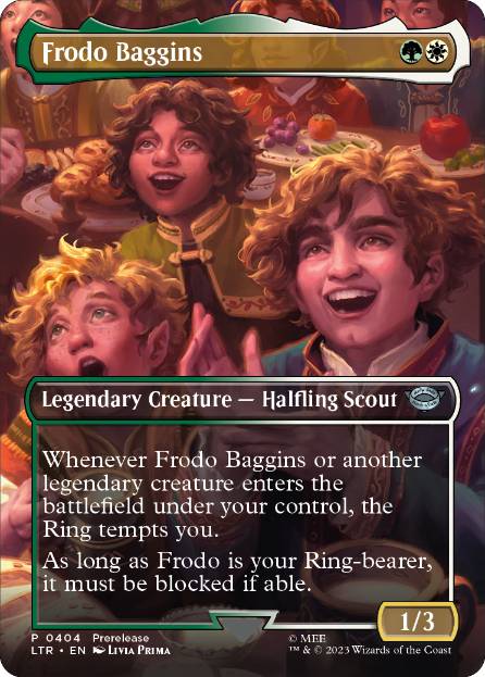 【ENG】【Foil】■ボーダーレス■《フロド・バギンズ/Frodo Baggins》[LTR]