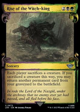 【ENG】【Foil】■ショーケース■《魔王の台頭/Rise of the Witch-King》[LTR]