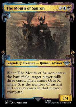 【ENG】【Foil】■ショーケース■《サウロンの口/The Mouth of Sauron》[LTR]