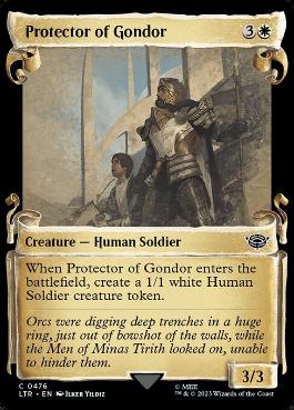 【ENG】【Foil】■ショーケース■《ゴンドールの守護者/Protector of Gondor》[LTR]