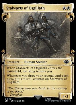 【ENG】【Foil】■ショーケース■《オスギリアスの壮士/Stalwarts of Osgiliath》[LTR]