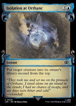 【ENG】【Foil】■ショーケース■《オルサンクへの幽閉/Isolation at Orthanc》[LTR]